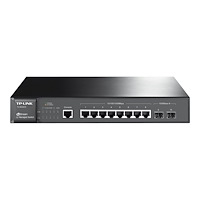 TP-LINK Technologies TP-Link JetStream T2500G-10TS - switch - 8 portar - Administrerad - rackmonterbar