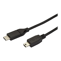 StarTech.com StarTech.com USB C to Mini USB Cable - 6 ft / 2m - M/M - USB 2.0 - Mini USB Cord - USB C to Mini B Cable - USB Type C to...