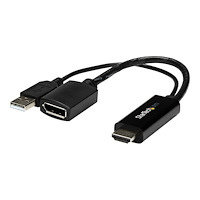 StarTech.com StarTech.com HDMI till DisplayPort-adapter - 4K 30 Hz - adapterkabel - DisplayPort / HDMI - 25.5 cm