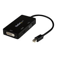 StarTech.com StarTech.com A/V-reseadapter: 3-i-1 Mini DisplayPort till VGA-, DVI- eller HDMI-konverterare - videokort - Mini DisplayP...