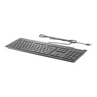 Hewlett-Packard HP Business Slim - tangentbord - hela norden - svart Inmatningsenhet