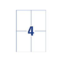 Avery Dennison Avery - etiketter för flera ändamål - 400 etikett (er) - A6