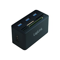 2direct LogiLink USB 3.0 Hub with All-in-One Card Reader - hubb - 3 portar