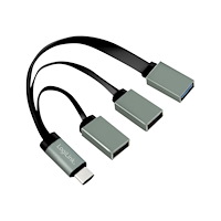 2direct LogiLink USB-C hub, 3-Port - hubb - 3 portar