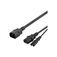 Deltaco DELTACO DEL-109YA - strömkabel - 50 cm