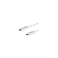 StarTech.com StarTech.com USB C to USB C Cable - 6 ft / 2m - 5A PD - M/M - White - USB 2.0 - USB-IF Certified - USB Type C Cable - US...