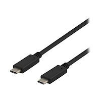 Deltaco DELTACO USBC-1402 - USB typ C-kabel - 24 pin USB-C till 24 pin USB-C - 1 m