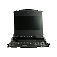 StarTech.com StarTech.com 17-tums HD-rackmonterad KVM-konsol - Dual Rail - KVM-konsol - Full HD (1080p) - 17.3"