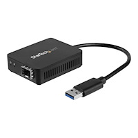 StarTech.com StarTech.com USB 3.0 för fiberoptik-omvandlare - Kompakt USB till öppen SFP-adapter - USB till gigabit-nätverksadapter -...