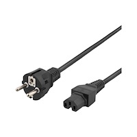 Deltaco DELTACO DEL-117B - strömkabel - power CEE 7/7 till IEC 60320 C15 - 2 m