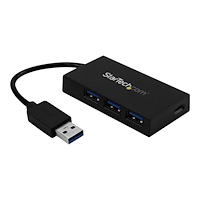 StarTech.com StarTech.com USB-hubb med 4 portar - USB 3.0 - USB-A till 3x USB-A och 1x USB-C - hubb - 4 portar