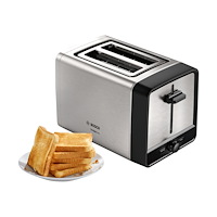 Bosch Group Bosch DesignLine TAT5P420 - brödrost - rostfritt stål/svart