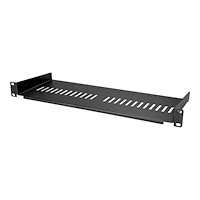 StarTech.com StarTech.com 1U Vented Server Rack Cabinet Shelf, 7in Deep Fixed Cantilever Tray, Rackmount Shelf for 19" AV/Data/Networ...
