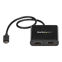 StarTech.com StarTech.com MST-hubb med två portar för USB-C till HDMI - 4K 30 Hz - adapterkabel - HDMI / USB