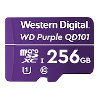 Western Digital WD Purple SC QD101 WDD256G1P0C - flash-minneskort - 256 GB - mikroSDXC UHS-I