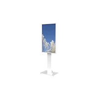 Hi-ND HI-ND Floorstand Glass with Casing 55" ställ - för LCD-panel för digital skyltning - vit, RAL 9003