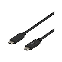 Deltaco DELTACO USBC-1501M - USB typ C-kabel - 24 pin USB-C till 24 pin USB-C - 1 m