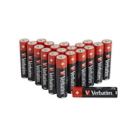 VERBATIM Verbatim batteri - 20 x AA / LR06 - alkaliskt
