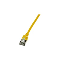 2direct LogiLink SlimLine - patch-kabel - 50 cm - gul, RAL 1021