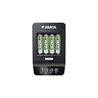 Varta Varta LCD ULTRA FAST CHARGER+ batteriladdare - + växelströmsadapter + bilströmsadapter - 4 x AA-typ - NiMH