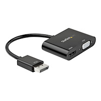 StarTech.com Startech DisplayPort till HDMI VGA-adapter - 4K 60 Hz - videokort - DisplayPort / HDMI / VGA - 23.2 cm