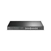 TP-LINK Technologies TP-Link JetStream TL-SG1218MP - V1 - switch - 18 portar - rackmonterbar