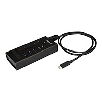 StarTech.com StarTech.com 7-ports USB C-hubb - USB Type-C till 2x USB-C/5x USB-A - USB 3.0-hubb i metall - SuperSpeed 5 Gbit/s USB 3....
