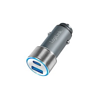 2direct LogiLink strömadapter för bil - USB, 24 pin USB-C - 36 Watt