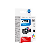 KMP KMP MULTIPACK C97V - 2-pack - Lång livslängd - svart, färg (cyan, magenta, gul) - kompatibel - bläckpatron (alternativ f...