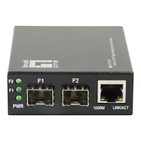 LevelOne LevelOne GVT-2011 - fibermediekonverterare - 10Mb LAN, 100Mb LAN, 1GbE