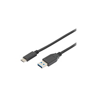Digitus ASSMANN - USB typ C-kabel - USB-C till USB typ A - 1 m