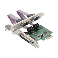 Conceptronic Conceptronic SPC01G - parallellt/seriellt kort - PCIe - RS-232 x 2 + parallell x 1
