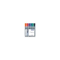 STAEDTLER STAEDTLER Lumocolor - markering - svart, röd, blå, grön, orange, violett (paket om 6)