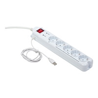 Gembird EnerGenie PCW-MS2G Power Cube with Master/Slave function - överspänningsskydd