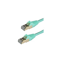 StarTech.com StarTech.com 1m CAT6A Ethernet Cable, 10 Gigabit Shielded Snagless RJ45 100W PoE Patch Cord, CAT 6A 10GbE STP Network Ca...