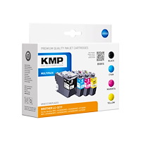 KMP KMP MULTIPACK B58VX - 4-pack - Lång livslängd - svart, gul, cyan, magenta - kompatibel - bläckpatron (alternativ för: Br...