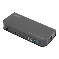 Digitus DIGITUS DS-12850 - omkopplare för tangentbord/video/mus/ljud/USB - 2 portar