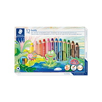STAEDTLER STAEDTLER buddy 3 in 1 - vattenfärgspenna - svart, röd, blå, grön, ljusblå, gul, orange, violett, ljusgrön, magenta, van...