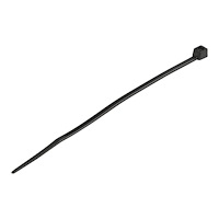 StarTech.com StarTech.com 4"(10cm) Cable Ties, 1/16"(2mm) wide, 7/8"(22mm) Bundle Diameter, 18lb(8kg) Tensile Strength, Nylon Self Lo...