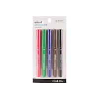 Cricut Cricut Infusible Ink - fiberspetspenna - svart, purpurrött, ultraviolett, ljusgrön, tawny (paket om 5)