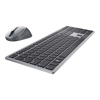 DELL Dell Pro Plus Keyboard and Mouse KM7321W - sats med tangentbord och mus - QWERTY - USA, internationellt - Titan gray Inm...