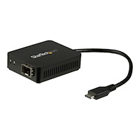 StarTech.com StarTech.com USB-C till fiberoptik-omvandlare - Öppen SFP - nätverksadapter - USB-C - 1000Base-LX/1000Base-SX x 1