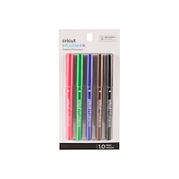 Cricut Cricut Infusible Ink Basics - markering - svart, purpurrött, ultraviolett, ljusgrön, tawny (paket om 5)