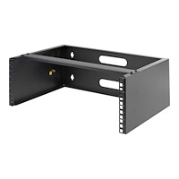 StarTech.com StarTech.com 4U Wall Mount Rack, 19" Wall Mount Network Rack, 13.78 inch Deep (Low Profile), Wall Mounting Patch Panel B...