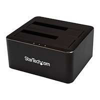 StarTech.com Startech Dual-Bay USB 3.0 to SATA Hard Drive Docking Station, USB Hard Drive Dock, External 2.53.5 SATA IIIIII, SSDHDD D...