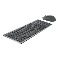 DELL Dell Pro Plus Compact Keyboard and Mouse - KM7120W - sats med tangentbord och mus - belgisk - Titan gray Inmatningsenhet