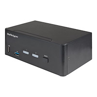 StarTech.com StarTech.com 2-ports HDMI KVM-switch för dubbla skärmar - 4K 60 Hz Ultra HD HDR - Desktop 4K HDMI 2.0 KVM-switch med 2 p...