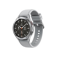 SAMSUNG Samsung Galaxy Watch4 Classic - silver - smart klocka med ridge-sportband - silver - 16 GB