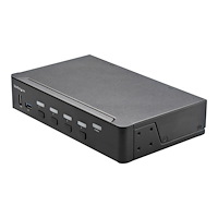 StarTech.com StarTech.com 4-ports HDMI KVM-switch - En skärm 4K 60 Hz Ultra HD HDR - Desktop HDMI 2.0 KVM-switch med 2 portar USB 3.0...