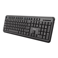 Trust Computer Products Trust TK-350 - tangentbord - QWERTZ - tysk - svart Inmatningsenhet